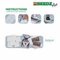 Pikkukuva 2 / 4: SES Creative Beedz Art Fuse Helmet Wolf 45,5x30 cm 7000 kpl