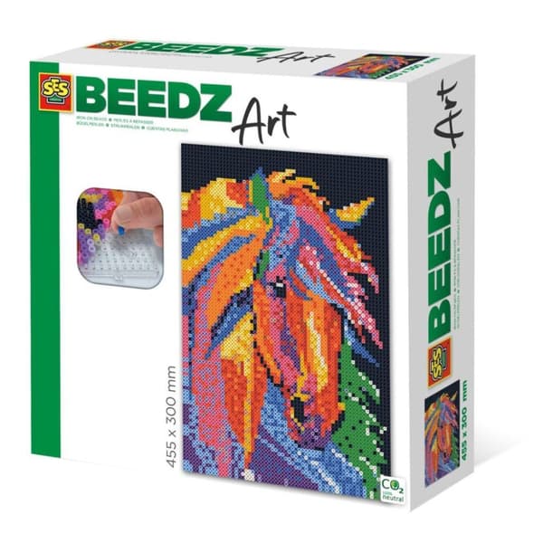 SES Creative Beedz Art Fuse Beads Horse Fantasy 45,5x30 cm 7000 stk.