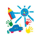 Miniatyrbild 3 av 5: SES Creative 0305 Fingerfärg 4x150ml