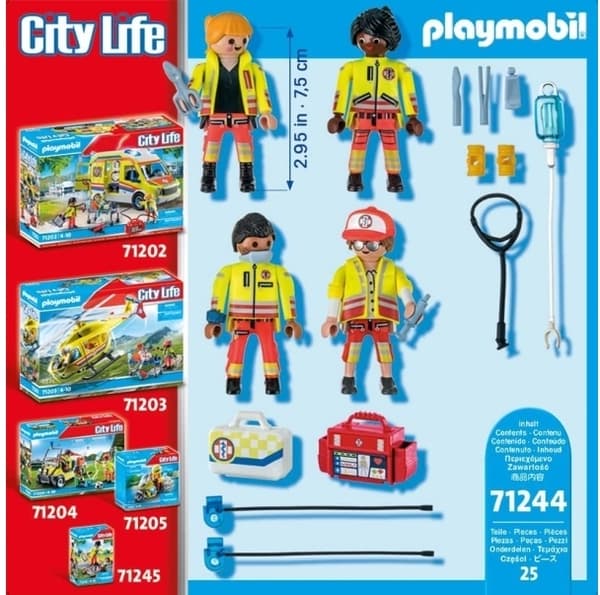 Playmobil City Life 71244, Action/äventyr, 4 År, Multifärg