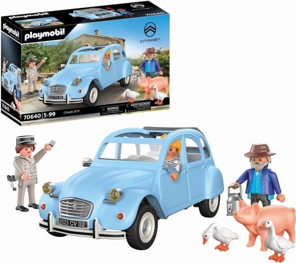 Playmobil Figures Citroën 2CV, 5 år, Flerfarget, 1 stykker