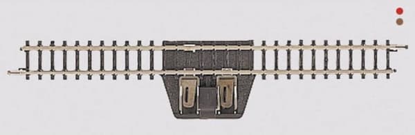 Märklin sidospår rakt - Spår - Märklin - Svart - Gul (8590)