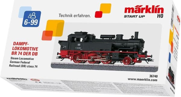 Märklin 36740 - HO (1:87) - Begge køn - Sort - Rød - Metal (36740)