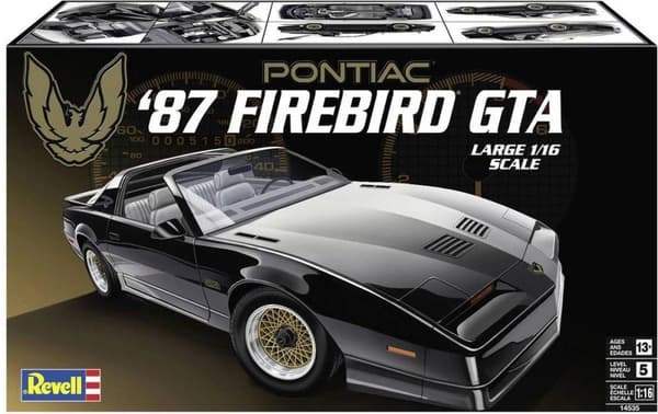 Revell 14535 1987 Pontiac Firebird GTA bilmodelsæt 1:16 (14535)
