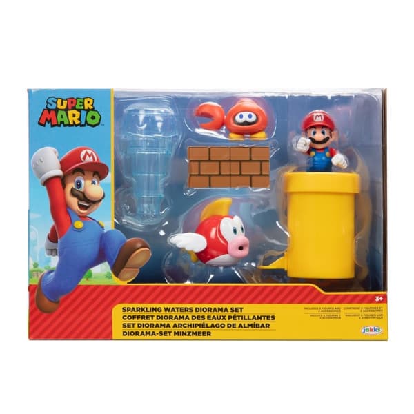 Nintendo Super Mario Sparkling Waters Diorama Lekset