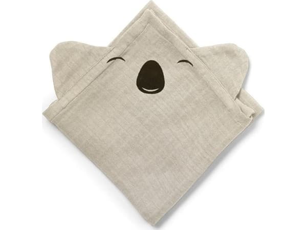 Nuuroo nuuroo - 2 vaippaa orgaanista musliinia KOALA Cobblestone 70 x 70 cm