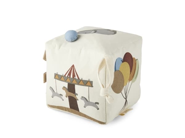 Nuuroo nuuroo sensory activity cube BIO luomupuuvillaa Circus