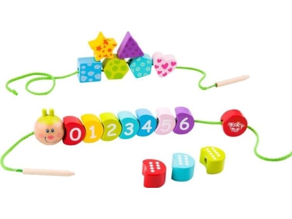 Tooky Toy TOOKY TOY Tresnøret larve for gjenging av arkade