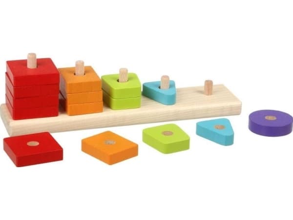 Cubika Geometrisk figursorterare 5 former 18m+ Cubika