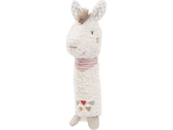 Fehn handleksak med pip Lama Maya 21 cm