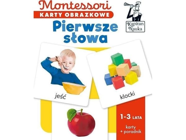 Kapitan Nauka Montessori Kuvakortit Ensimmäiset sanat 1-3 vuotta