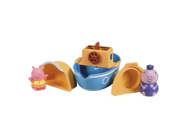 Toomies Peppa Pig Bestefar Pig's Splash & Pour Boat