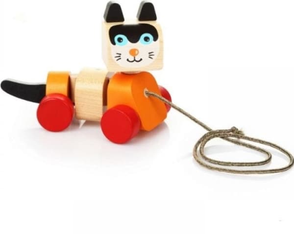 Cubika Leksak att dra kattunge 18m+ Cubika