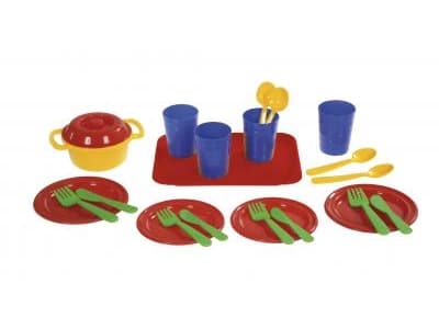 Plasto Dinner for 4, Kjøkken, 1 år, Flerfarget
