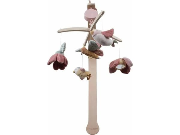 Little Dutch Flowers & Butterflies musical mobile, pink