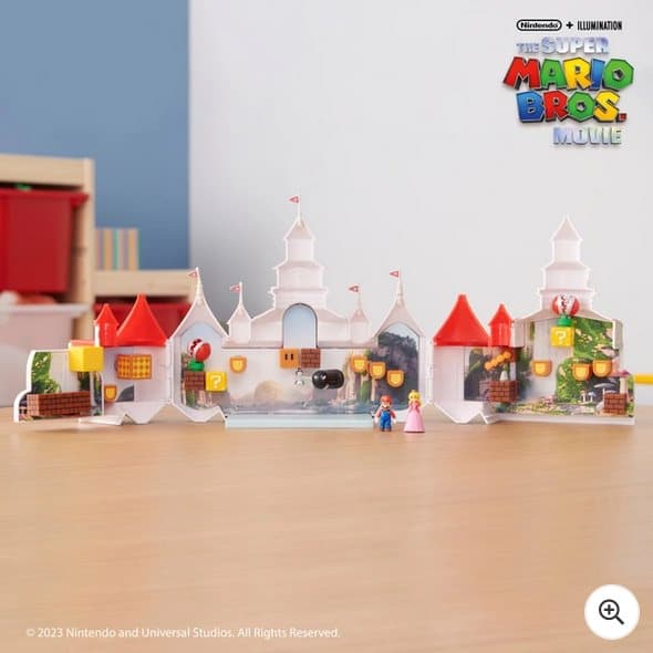Nintendo Super Mario Movie Mushroom Kingdom Castle Playset