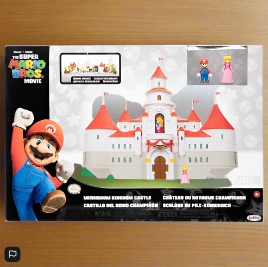 Nintendo Super Mario Movie Mushroom Kingdom Castle Playset CDON