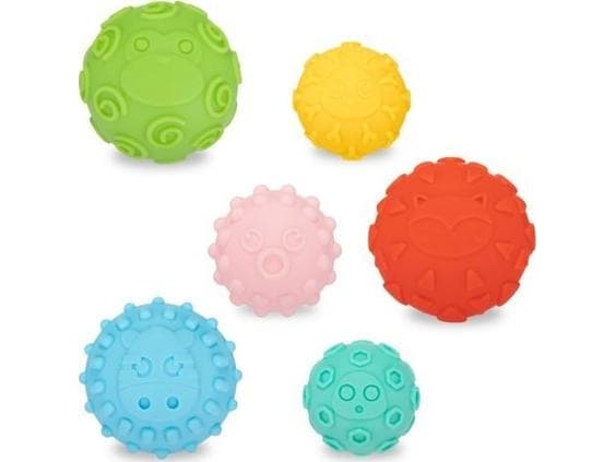 CANPOL BABIES bollar SOFT SENSORY, 6 st, 79/402