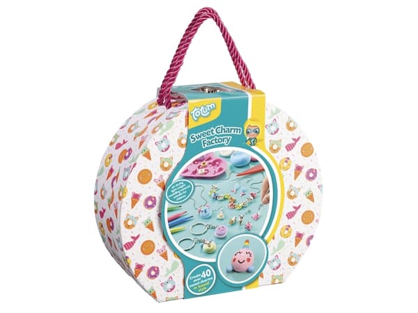 Totum Sweet Charm Factory, Modelleringsleire, Flerfarget, Barn, 360 - 480 min, 5 år, Jente