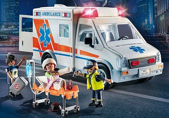 Playmobil Ambulance, Kjøretøy, 4 år, AAA, Flerfarget