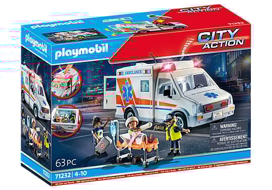 Playmobil Ambulance, Kjøretøy, 4 år, AAA, Flerfarget