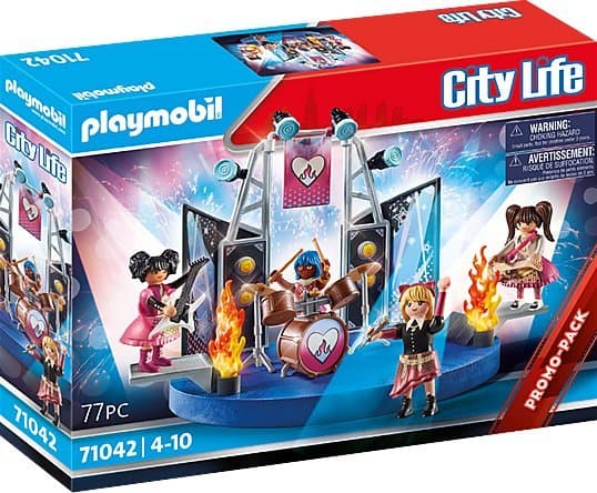 Playmobil City Life Music Band, Lekefigursett, 4 år, 77 stykker