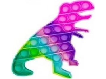 Magic POP GRA ZABAWKA SENSORYCZNA MAGIC POP IT PUSH BUBBLE DINO 4 standard