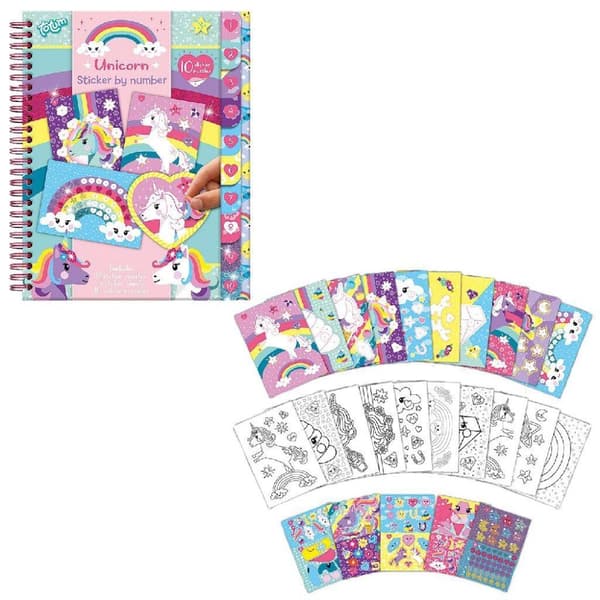 Totum Unicorn -tarra numeron mukaan