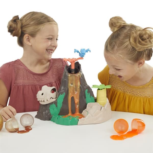 Play-Doh Slime Hydro Glitz Dino Volcano
