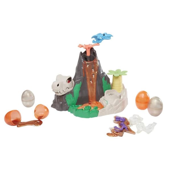 Play-Doh Slime Hydro Glitz Dino Volcano