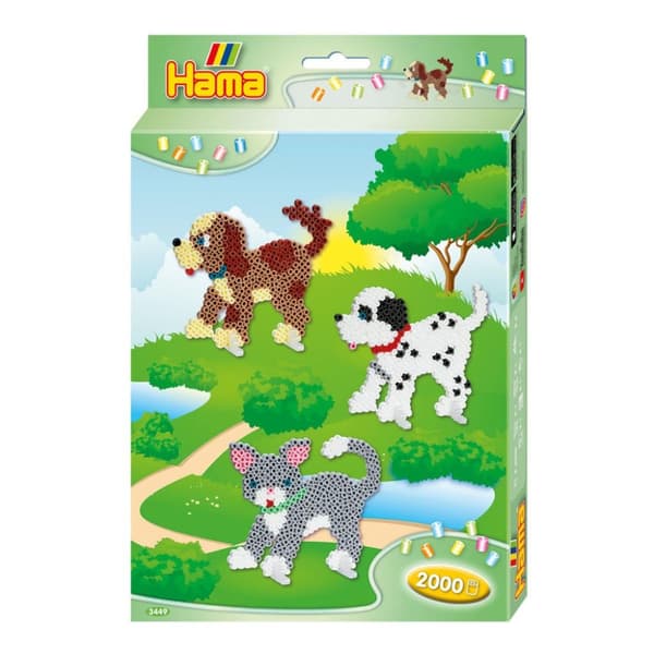 Hama Iron On Beads Dyr 2000 stk