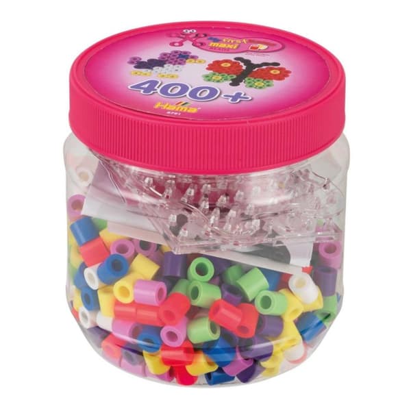Hama Fuse Beads Maxi Sæt i Pot 400+ stykker