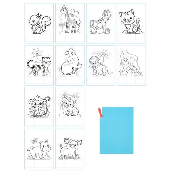 Basic Craft PushOut stickkortsdjur