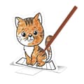 Miniatyrbild 2 av 4: Basic Craft PushOut stickkortsdjur
