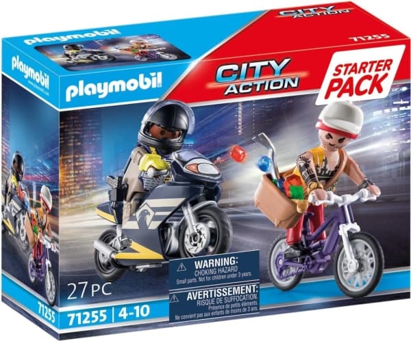 PLAYMOBIL CITY ACTION Starter Pack Special Forces and Thief 71255