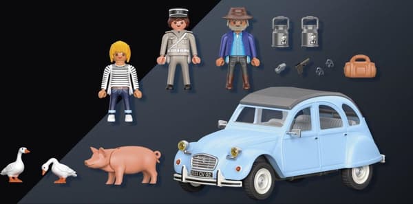 Playmobil Figurer Citroën 2CV - 5 år - Flerfärgad - 1 st (70640)
