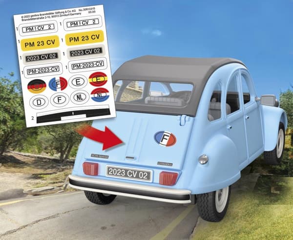 Playmobil Figurer Citroën 2CV - 5 år - Flerfärgad - 1 st (70640)