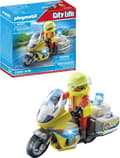 Miniatyrbild 5 av 8: Playmobil City Life Emergency Doctor Motorcykel med blinkande ljus (71205)