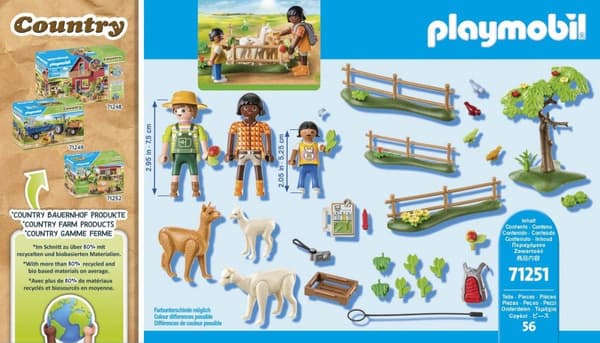 Playmobil Country Alpaca Hike (71251)