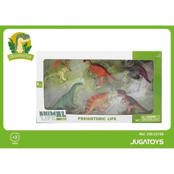 Sæt Dinosaurer Prehistoric Life (6 pcs)