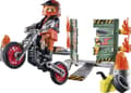 Miniatyrbild 2 av 8: Playmobil ® Stunt Show Starter Pack Stunt Show Motorcykel med Wall of Fire 71256 (71256)