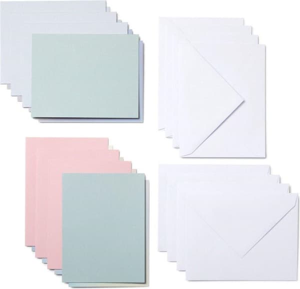 Cricut Joy™ Cutaway Cards Card Set Pastell, Rose, Light Blue, Mint (2008856)