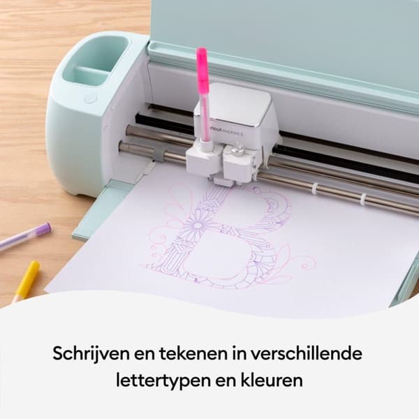 Cricut Glitter Gel 0,8 mm, sæt med 5 neon penne (2009961)
