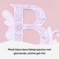 Miniatyrbild 3 av 9: Cricut Glitter Gel Pennor | regenboog + roze, bruin, Svart | 10 st