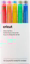 Miniatyrbild 2 av 9: Cricut Glitter Gel Pennor | regenboog + roze, bruin, Svart | 10 st