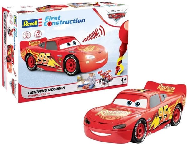 1:20 Revell 00920 Lightning McQueen Disney Cars - Light & Sound - First Construction Plastic kit