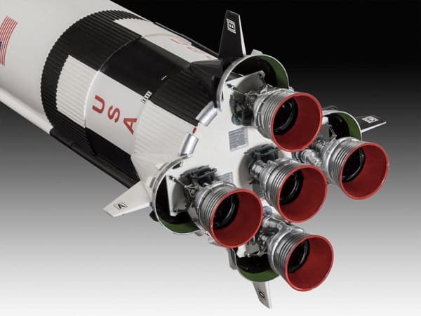 Revell 03704 Apollo 11 Saturn V raketfarkost (byggsats) 1:96