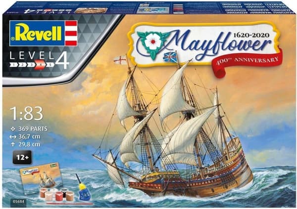 Mayflower - 400-vuotisjuhla mittakaavassa: 1:83 - Revell