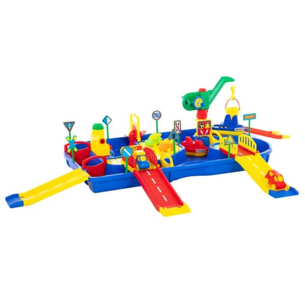 Polesie wader vandsystem med ramper 9 dele 152x92x35 cm PP
