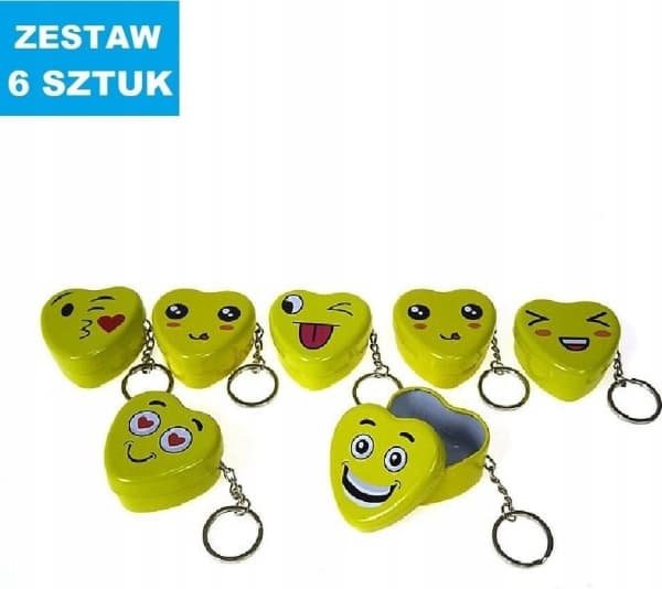 Adar Nøkkelring Smiley Nøkkelring p12 mix pris for 1 stk 569881